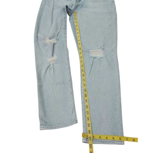 7 For All Mankind Jeans Womens 29 Blue Josefina Skinny Boyfriend Stretch Button - Picture 12 of 12